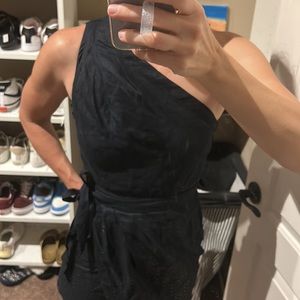 Anthropologie one shoulder dress size 0